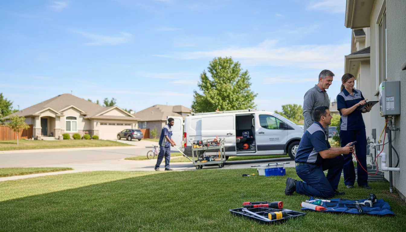 Tankless water heater service in Loretto, VA